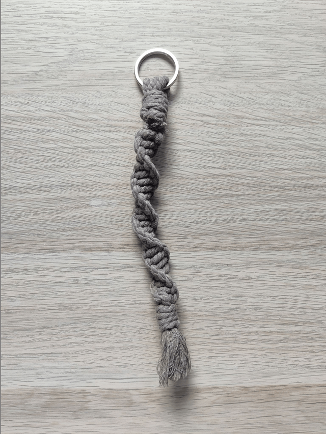 Porte-clés - Zéro déchet - Beige foncé