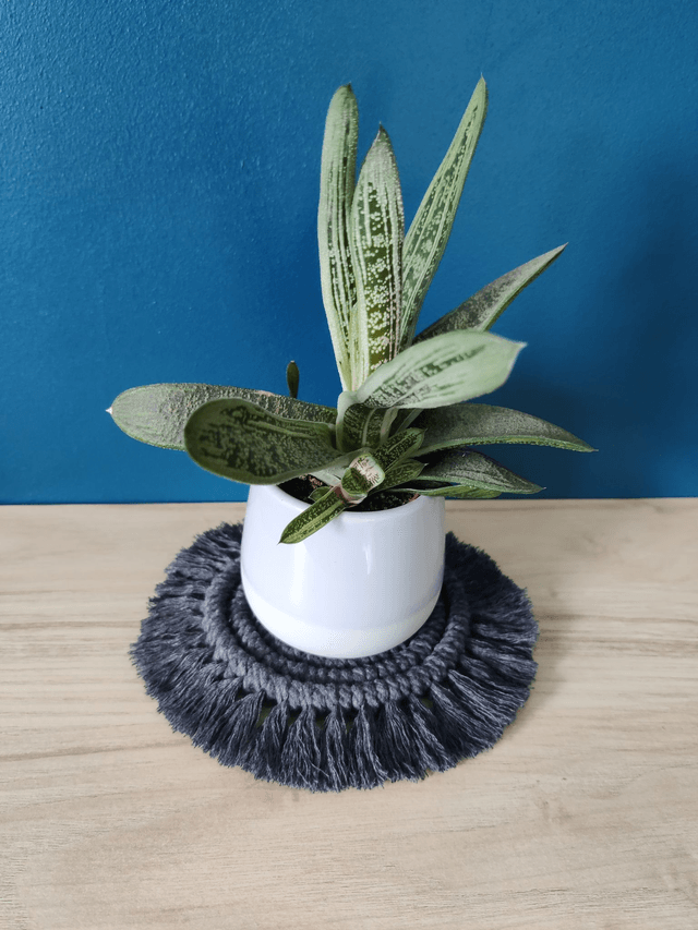 Sous-verre - Bleu gris