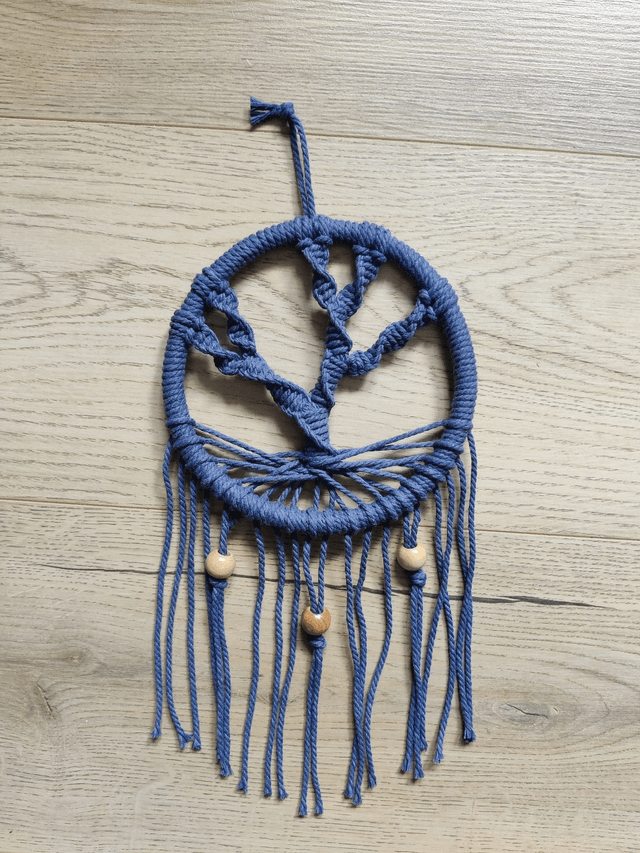 Décoration murale - Bleu - Petit arbre de vie