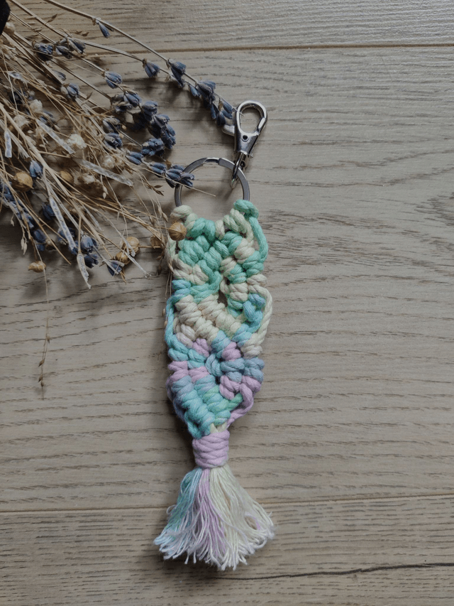 Porte-clés - Serpent - Arc-en-ciel