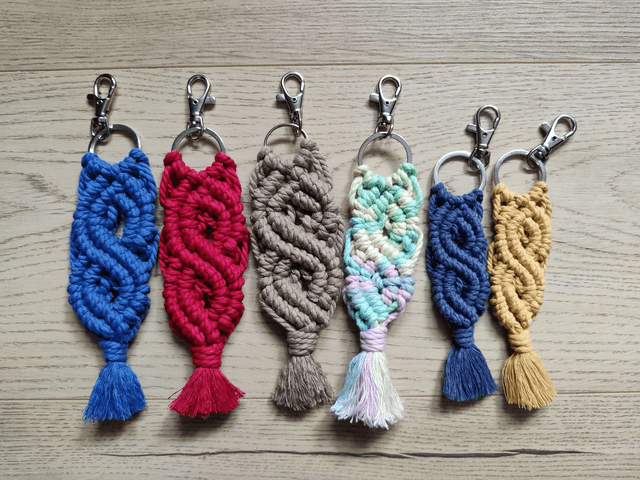 Porte-clés - Serpent - Arc-en-ciel