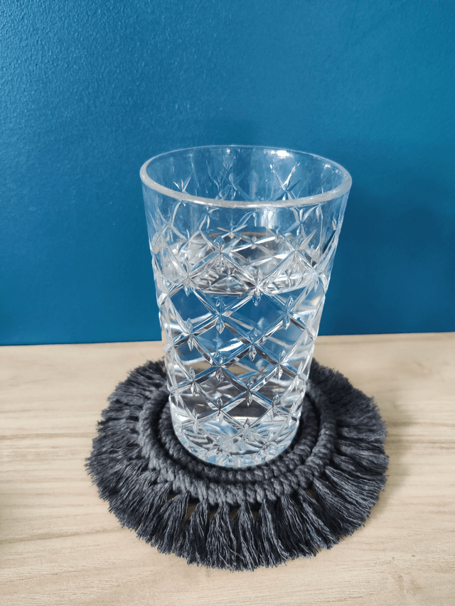 Sous-verre - Bleu gris