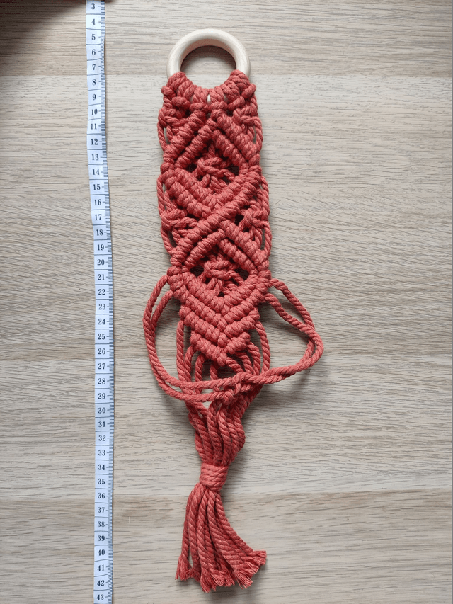Suspension pour plantes - Pot moyen - Rouille